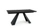 Stół SALVADORE CERAMIC 160(240)x90 czarny I sklep meblowy MIRAT. styl LOFT