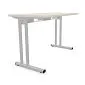 Biurko EASY SPACE C-LEG RC 120x60cm kaszmirowe do biura I sklep meblowy MIRAT.