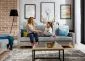 Sofa rozkładana z funkcją spania SELENE VELVET zielona w stylu glamour | MIRAT.