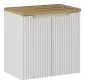 Szafka pod umywalkę NOVA WHITE 82-60-2D 60cm biała ryflowane fronty I sklep meblowy MIRAT. styl RYFLOWANY