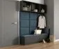 Panel tapicerowany SQUARE 60x40 morski dekoracyjny welurowy I sklep meblowy MIRAT.
