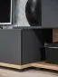Meblościanka SILK II dąb wotan/antracyt z podświetleniem LED I sklep meblowy MIRAT.