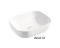 Szafka pod umywalkę NOVA WHITE 82-80-2S 80cm biała ryflowana I sklep meblowy MIRAT. styl RYFLOWANY