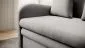 Sofa rozkładana z funkcją spania ARIO jasnoszara z poduszkami I sklep meblowy MIRAT.