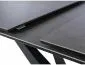 Stół rozkładany SORENTO CERAMIC 160(220)x90 ciemnoszary/czarny mat designerski I sklep meblowy MIRAT. styl GLAMOUR