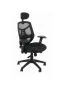 Fotel biurowy SPECTRUM HB NET czarny | MIRAT.