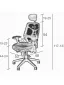 Fotel biurowy SPECTRUM HB NET czarny | MIRAT.
