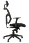 Fotel biurowy HN-5038 szary do komputera | MIRAT.