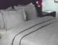 Narzuta Żakard 220x260 Flower stalowa na łóżko I sklep meblowy MIRAT.