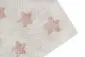 Dywan dziecięcy STARS NATURAL VINTAGE NUDE 120x160 beżowy w różowe gwiazdki | MIRAT.