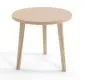 Stolik LEBEL 60x60 macchiato na drewnianych nogach | MIRAT. w stylu SKANDYNAWSKI kolekcja LEBEL
