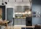 Panel boczny ADELE 203,3x56,4 szary mat I sklep meblowy MIRAT. styl LOFT kolekcja ADELE