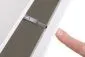 Meblościanka SWITCH MET II grafitowa w połysku z podświetlaną witryną | MIRAT. w stylu  kolekcja SWITCH MET