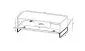 Stolik kawowy TAL 3D 110x54cm czarny mat w stylu loft I sklep meblowy MIRAT. styl LOFT, RYFLOWANY kolekcja TAL