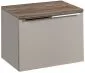 Szafka pod umywalkę nablatową SANTA FE TAUPE 80 szara krzemowa COMAD | MIRAT. styl LOFT kolekcja SANTA FE TAUPE