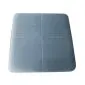 Taboret MAESTRO LOW BL VELVET szary na metalowych nogach | MIRAT. w stylu kolekcja