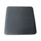 Taboret MAESTRO LOW BL VELVET ciemno szary na metalowych nogach | MIRAT. w stylu kolekcja