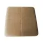 Taboret MAESTRO LOW MG VELVET beżowy na metalowych nogach | MIRAT. w stylu kolekcja