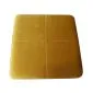 Taboret MAESTRO MG VELVET musztardowy/curry na metalowych nogach | MIRAT. w stylu kolekcja