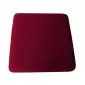 Taboret MAESTRO LOW MG VELVET bordowy na metalowych nogach | MIRAT. w stylu kolekcja