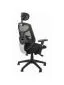 Fotel biurowy SPECTRUM HB NET czarny | MIRAT.