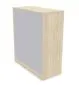 Szafka biurowa przesuwna EASY SPACE CABINET S 3-OH 100cm akacjowa zamykana I sklep meblowy MIRAT.