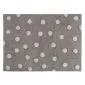 Dywan dziecięcy TOPOS GRIS/GREY 120x160 szary w białe kropki | MIRAT.