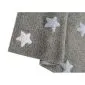 Dywan dziecięcy TRICOLOR STAR 120x160 szary/niebieski w gwiazdki | MIRAT.