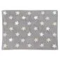 Dywan dziecięcy TRICOLOR STAR 120x160 szary/różowy w gwiazdki | MIRAT.