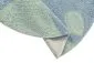 Dywan dziecięcy BIG BIG WORLD 100x100 niebieski do prania w pralce | MIRAT. w stylu kolekcja