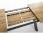 Stół rozkładany UMBERTO II 160(240)x90 dąb artisan/czarny w stylu industrialnym I sklep meblowy MIRAT. styl LOFT