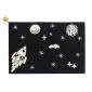Dywan dziecięcy UNIVERSE 140x200 czarny przedstawiający kosmos | MIRAT.