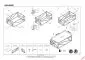 Ława UNIVERSE 120x60 szkło dymione/złota w stylu glamour | MIRAT. w stylu GLAMOUR kolekcja