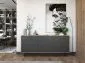 Komoda NILA 3D 168 dąb wotan/grafit mat w stylu loft | MIRAT. styl LOFT kolekcja NILA