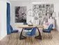 Stół rozkładany VELDON 160(200)x90 dąb/czarny w stylu loft | MIRAT. w stylu LOFT kolekcja