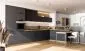 Szafka kuchenna wisząca z ociekaczem 60 VENTO GC-60/72 antracyt połysk modułowa | MIRAT. w stylu LOFT kolekcja VENTO