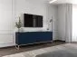 Szafka RTV TAL 150 granatowa mat MEBLE LINDNER | MIRAT. w stylu GLAMOUR, LOFT kolekcja TAL