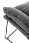 Fotel do salonu VOLKER ciemnoszary w stylu loft | MIRAT. w stylu LOFT kolekcja