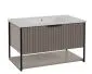 Szafka pod umywalkę TURF LOVERS GREY 80-1S 80cm szara ryflowane fronty I sklep meblowy MIRAT. styl RYFLOWANY kolekcja TURF