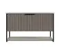 Szafka pod umywalkę TURF LOVERS GREY 80-1S 80cm szara ryflowane fronty I sklep meblowy MIRAT. styl RYFLOWANY kolekcja TURF