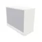 Szafka biurowa przesuwna EASY SPACE CABINET S 1.5-OH 100cm biała zamykana I sklep meblowy MIRAT.