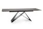 Stół WESTIN CERAMIC 160(240)x90 brązowy I sklep meblowy MIRAT. styl LOFT