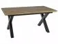 Stół rozkładany XAVIERO II 160(240)x90 dąb artisan/czarny 12-osobowy I sklep meblowy MIRAT. styl LOFT