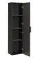 Szafka łazienkowa XILO BLACK WOTAN 80 35cm wysoki słupek I sklep meblowy MIRAT. styl LOFT, RYFLOWANY kolekcja XILO