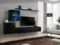 Meblościanka SWITCH XVII z podświetleniem na wysoki połysk | MIRAT. w stylu kolekcja SWITCH