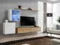 Meblościanka SWITCH XV wisząca z podświetleniem LED | MIRAT. w stylu kolekcja SWITCH