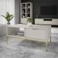 Stolik kawowy AUSTIN 100x60 kaszmir/złoty polskiej produkcji I sklep meblowy MIRAT. styl GLAMOUR