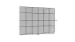 Zestaw 24 paneli tapicerowanych SQUARE 240x180 jasnoszary do salonu I sklep meblowy MIRAT.