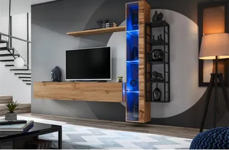 Meblościanki LED do salonu