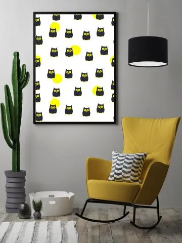 Lampa wisząca HOME 30 czarna/biała